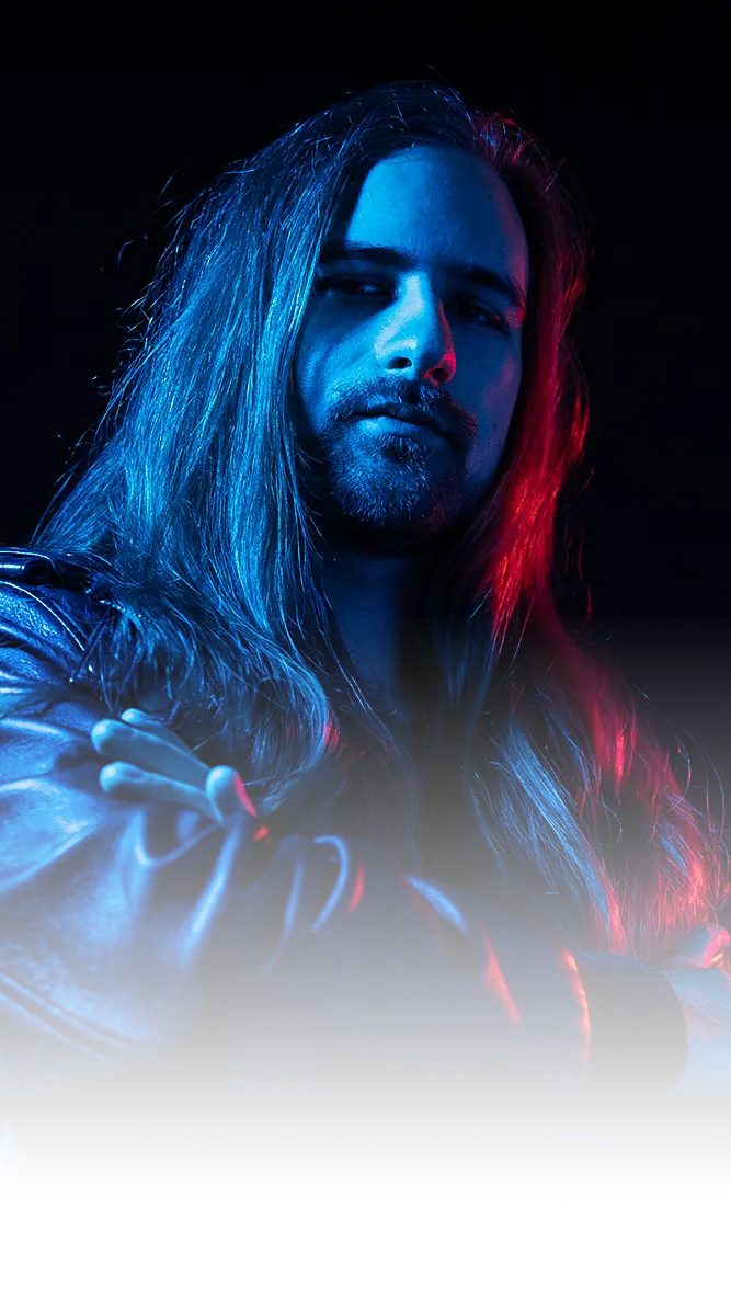Cieszymir Bylina Neon Photo Portrait